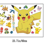 Cartoon Pikachu & Gang Wall Sticker