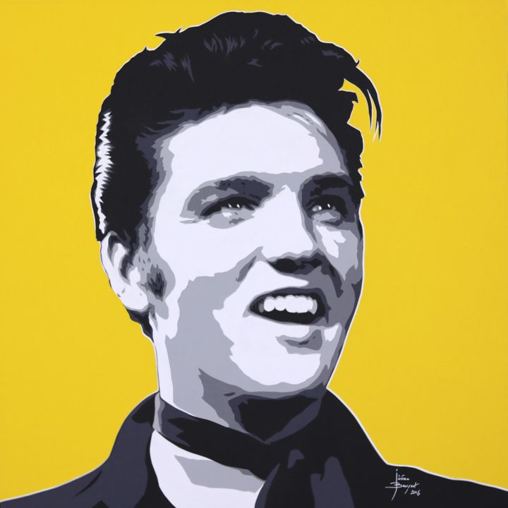 The King Elvis Presley Canvas Artwork