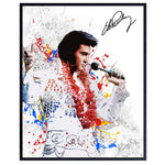 The King Elvis Presley Canvas Artwork