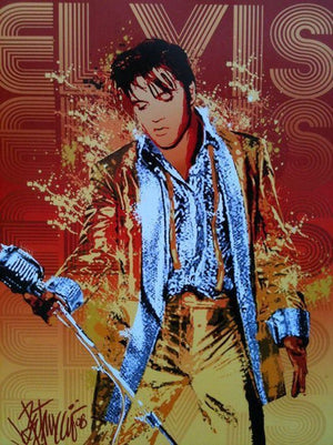 The King Elvis Presley Canvas Artwork