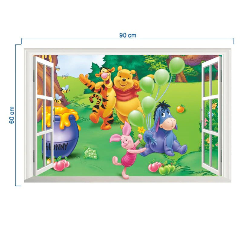 Winnie The Pooh & The Gang Wall Stickers