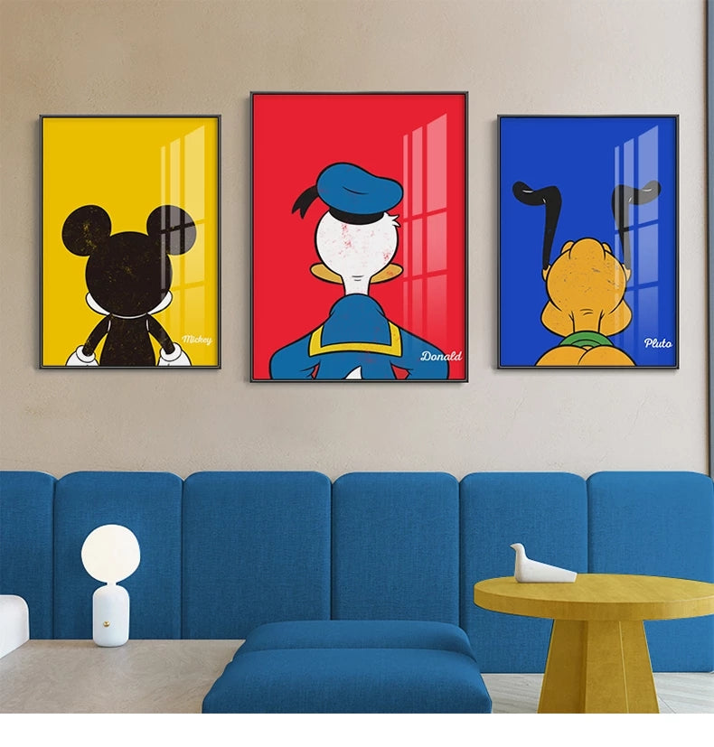 Disney Back View Canvas