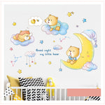 Star Moon Girl Wall Decals