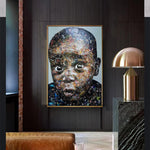 African Boy Portrait Picture Canvas