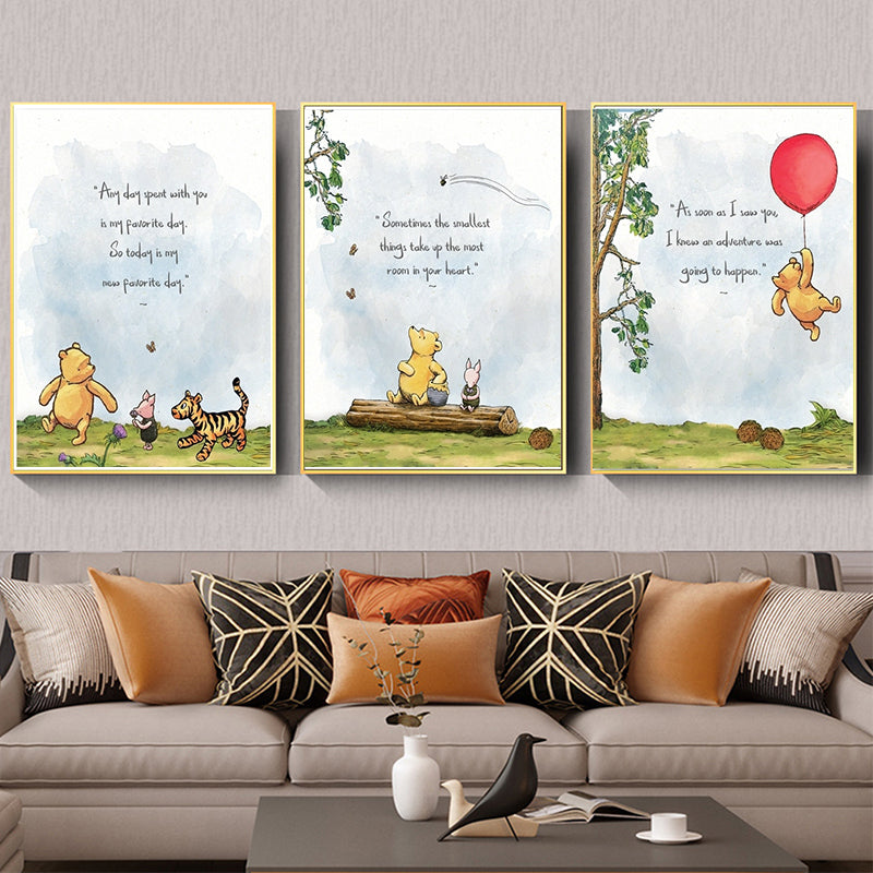 Winnie The Pooh Quotes Wall Art