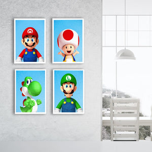 Super Mario Team Art