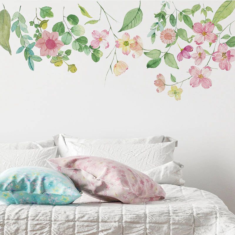 Colourful Flowers Wall Sticker