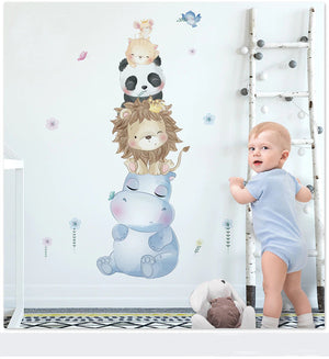 Cartoon Animals Wall Stickers