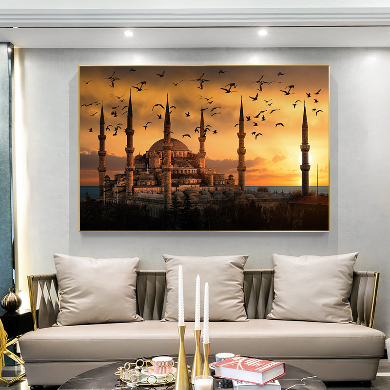 Blue Mosque In Istanbul Landscape Canvas