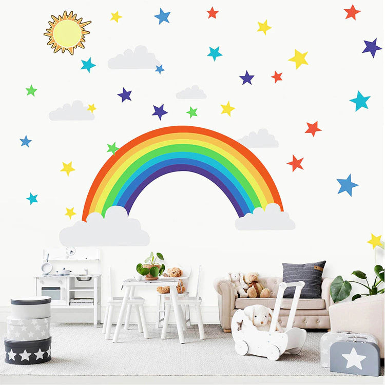 Rainbow Stars Wall Sticker