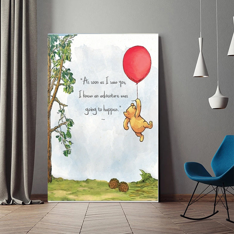 Winnie The Pooh Quotes Wall Art