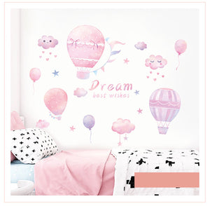 Star Moon Girl Wall Decals