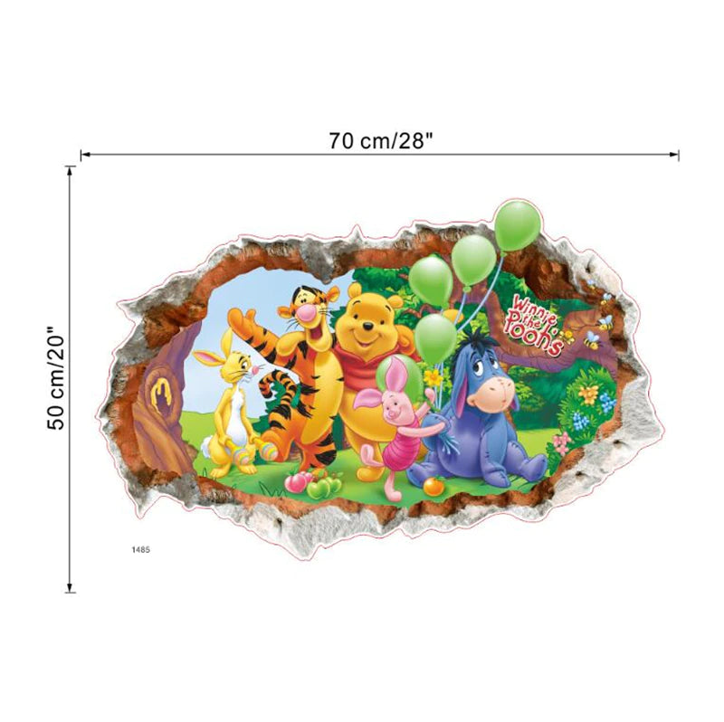 Winnie The Pooh & The Gang Wall Stickers