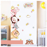 Star Moon Girl Wall Decals