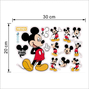 Cartoon Mickey & Minnie Mouse Wall Decals