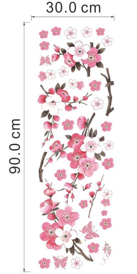 Beautiful Lily Flower Wall Stickers