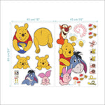 Cartoon Winnie The Pooh & Bee Wall Stickers