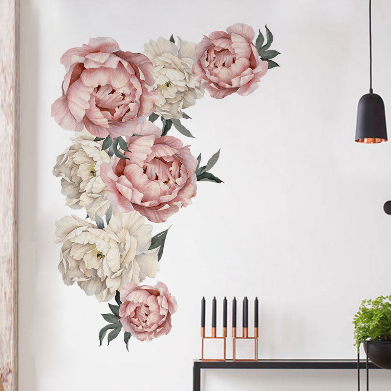 Peony Flower Wall Stickers