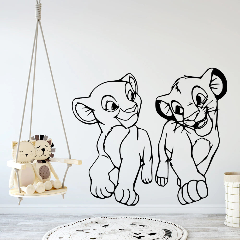 Simba & Friends Mural Wall Sticker