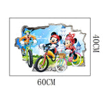 Cartoon Mickey & Minnie Mouse Dream Wall Stickers