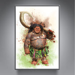 Disney Moana Characters Canvas Art