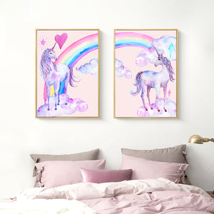 Rainbow Unicorn Posters