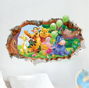 Winnie The Pooh & The Gang Wall Stickers