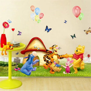 Winnie The Pooh & The Gang Wall Stickers