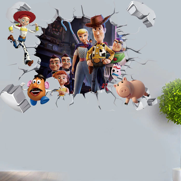 Woodie & The Gang Toy Story Wall Stickers