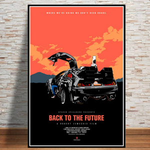 Back to the Future Movie Outatime Poster