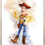 Disney Toy Story Watercolour Paintings