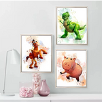 Disney Toy Story Watercolour Paintings