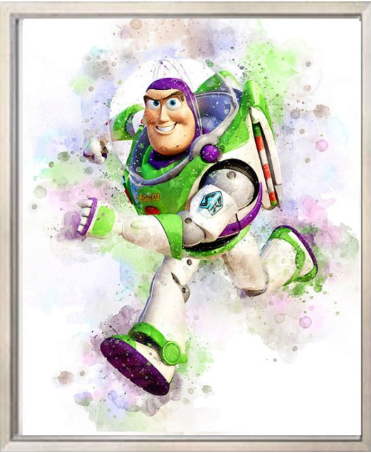 Disney Toy Story Watercolour Paintings