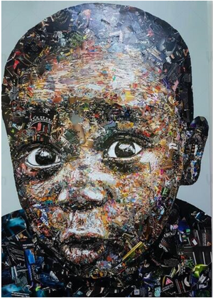 African Boy Portrait Picture Canvas