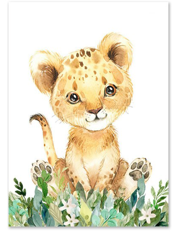 Woodland Animals Canvas