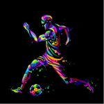 Graffiti Soccer Artwork