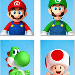 Super Mario Team Art