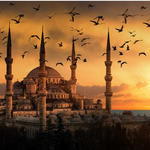 Blue Mosque In Istanbul Landscape Canvas