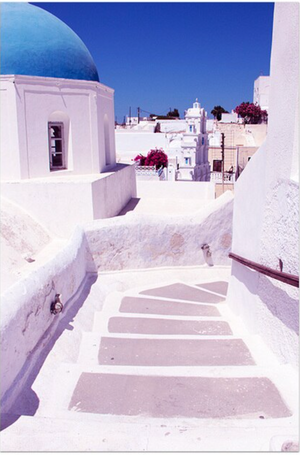 Santorini Greece Poster