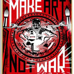 Make Art Not War Pop Art