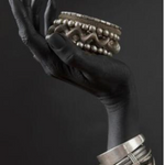 Black Woman With Silver Jewellery Wall Art