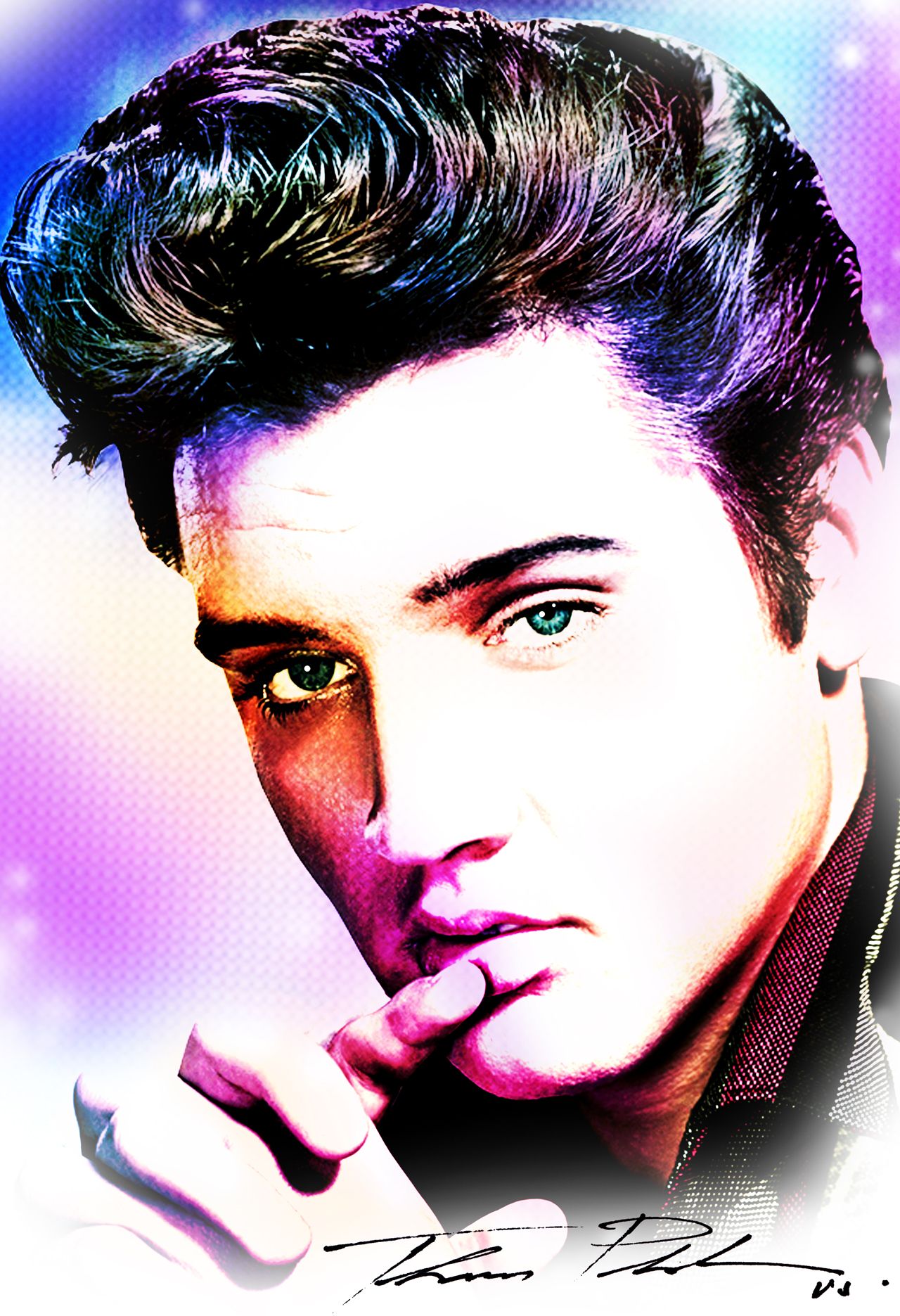 The King Elvis Presley Canvas Artwork