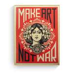 Make Art Not War Pop Art