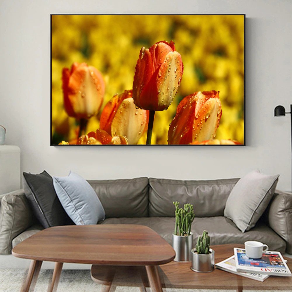 Tulip Flowers Canvas