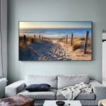 Seaside Beach Sunrise Landscape Art