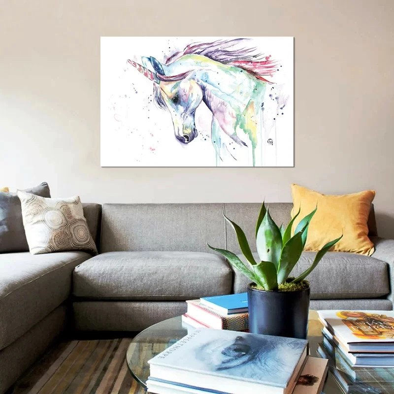 Colourful Unicorn Painting