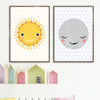 Abstract Sun Kids Wall Art - Pretty Art Online