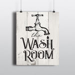 The Wash Room Wall Art - Pretty Art Online