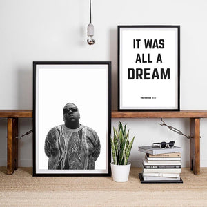 The Notorious B.I.G Canvas Art Print - Pretty Art Online