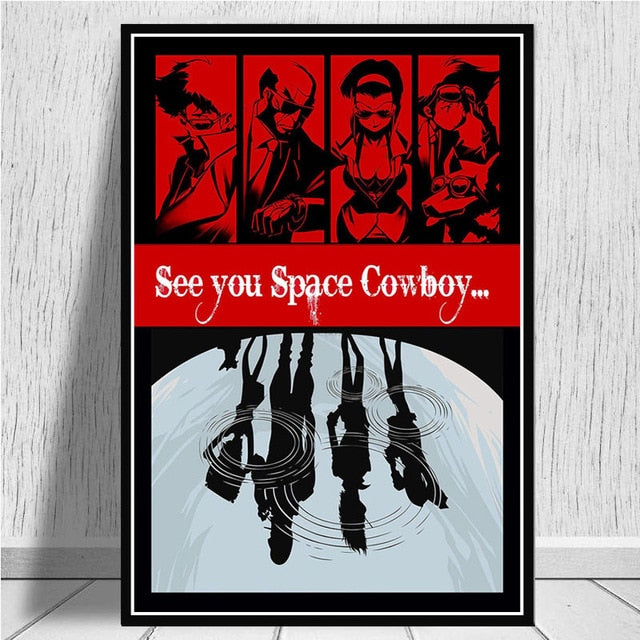 Cowboy Bebop Anime Poster - Pretty Art Online